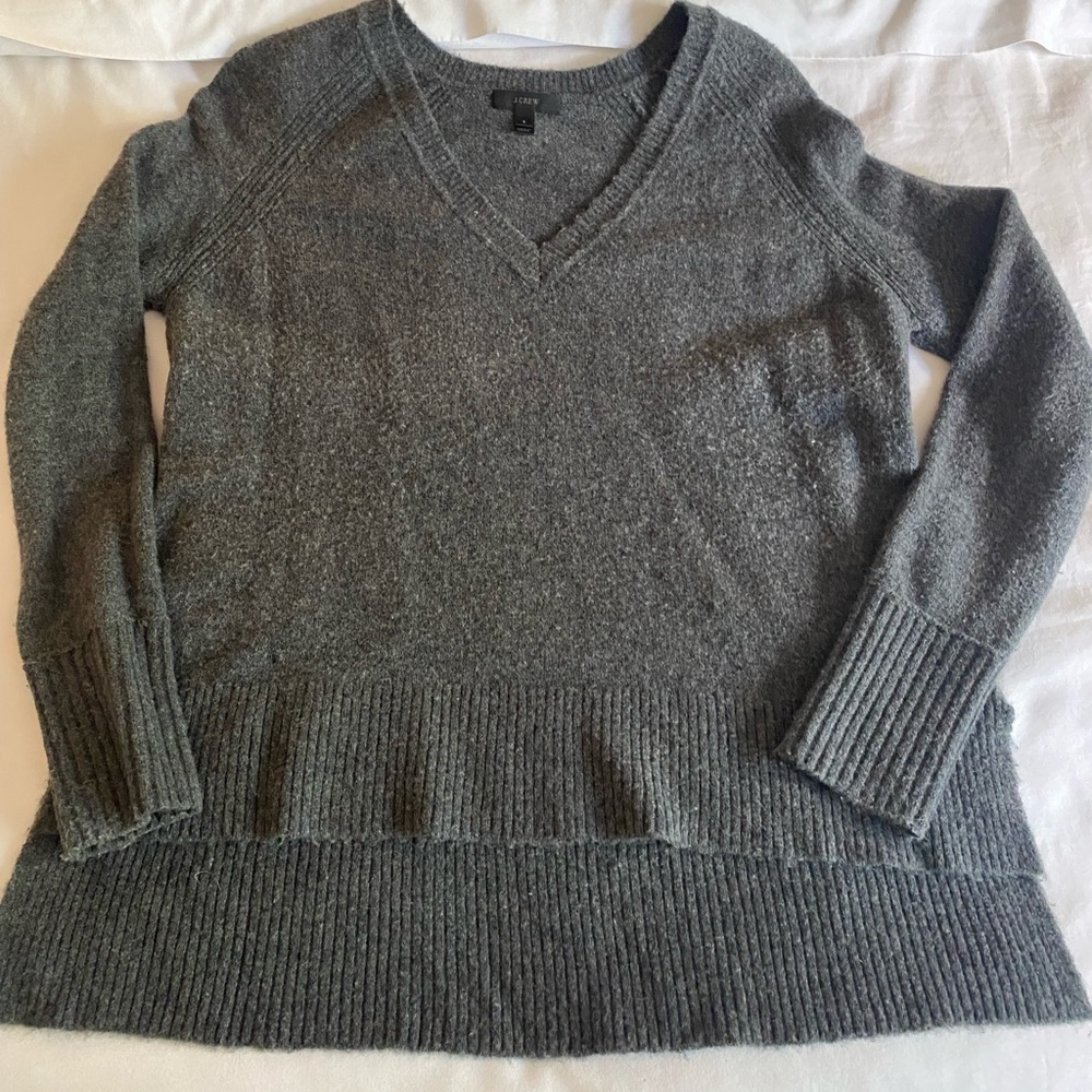 J.Crew Grey Oversized Sweater